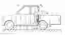 Fig. 01 - Vehicle having a body structure, which includes a receptacle containing a window regulator