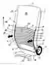 Fig. 01 - Backrest, particularly for an office chair