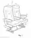 Fig. 02 - Passenger seating with variable length seat bottom