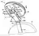 Fig. 01 - Headrest support and adjustment mechanism