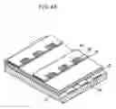 Fig. 10 - Electron emission device having a novel electron emission region design