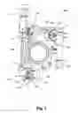 Fig. 03 - Projection lens fixation and adjustment mechanism