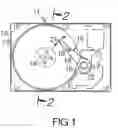 Fig. 02 - Recording disk drive capable of reducing vibration within enclosure