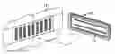Fig. 01 - Crawlspace foundation vent covers