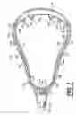 Fig. 02 - Multi-component lacrosse stick head