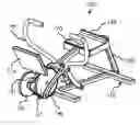 Fig. 01 - Rowing machine with elliptical seat motion