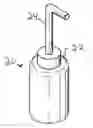 Fig. 01 - Sanitation method utilizing a portable and disposable bidet