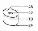 Fig. 01 - Moisture-absorbing collar for a safety razor