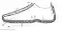 Fig. 01 - Article of footwear with perforated covering and removable components