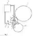 Fig. 02 - Apparatus for positioning a roll in an inking or damping unit of a rotary press
