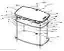 Fig. 01 - Display table with accessory pole