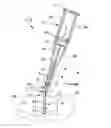 Fig. 01 - Stair-adjustable crutch