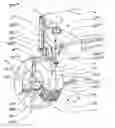 Fig. 01 - Oscillating-arm apparatus for producing a tire reinforcement from a single thread