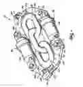 Fig. 03 - Device for measuring the tension in a continuous chain with link ends