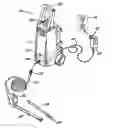 Fig. 01 - Pressure washer with diagnostic indicators