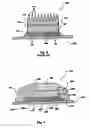 Fig. 03 - Packaged die on PCB with heat sink encapsulant and methods