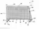 Fig. 01 - Collapsible frame assembly for supporting netting