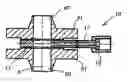 Fig. 01 - Connecting flange for analytical instruments and analytical probe equipped with such a connecting flange