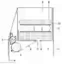Fig. 01 - System for keeping a dispensing apparatus for a zigzag folded web of towel material optimally filled