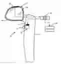 Fig. 01 - Keyless entry system in side-view mirror