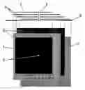 Fig. 01 - Multifrequency microstrip patch antenna with parasitic coupled elements
