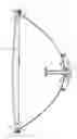 Fig. 01 - Reflector antenna radome with backlobe suppressor ring and method of manufacturing