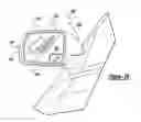 Fig. 14 - Side view mirror with integral lighting