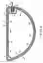 Fig. 08 - Molded polymeric cradle for containing an anode in an electrolytic capacitor from high shock and vibration conditions