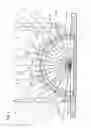 Fig. 04 - Vehicular lamp including hemispherical translucent member with fan-shaped zones and lens elements