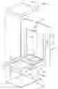 Fig. 01 - Rack mount for flat panel display