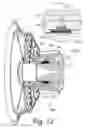 Fig. 13 - Dual-gap transducer with radially-charged magnet