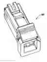 Fig. 01 - Connector and receptacle containing a physical security feature