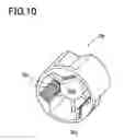 Fig. 09 - Image forming apparatus with a removable process unit capable of securing rotation transmission accuracy without stressing a holding portion despite shaft misalignment