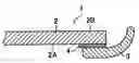 Fig. 01 - Adhesive composition and glass plate with thermoplastic elastomer molding