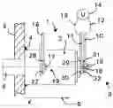 Fig. 01 - Apparatus for the connection of an electrical or electronic component with at least one electrical connector