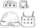 Fig. 01 - Easy interchangeabilty of visual and sound embellishments on wearing apparel accessories and other articles by use of mating parts which have the capability of closing an electric circuit