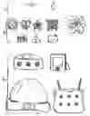 Fig. 02 - Easy interchangeabilty of visual and sound embellishments on wearing apparel accessories and other articles by use of mating parts which have the capability of closing an electric circuit