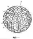 Fig. 11 - Golf ball with improved flight performance