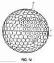 Fig. 12 - Golf ball with improved flight performance