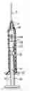 Fig. 01 - Safety syringe needle device with interchangeable and retractable needle platform