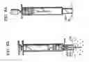 Fig. 23 - Safety syringe needle device with interchangeable and retractable needle platform