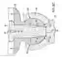 Fig. 23 - Biased angle polyaxial pedicle screw assembly