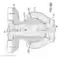Fig. 24 - Biased angle polyaxial pedicle screw assembly
