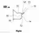 Fig. 06 - Tampon with ribs having a median diverging from the radius