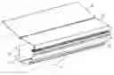 Fig. 01 - Adjustable hood system for rain gutters