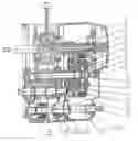 Fig. 01 - Any gear start horizontal engine for motorcycle