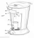 Fig. 01 - Apparatus, system and method for retaining beverage brewing substance