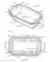 Fig. 13 - Flexible bakeware having a clam shell carrier system
