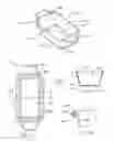 Fig. 16 - Flexible bakeware having a clam shell carrier system