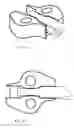 Fig. 11 - Configurations and designs for stump grinding teeth and corresponding holding brackets